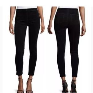 Tory Burch black corduroy pants bottoms